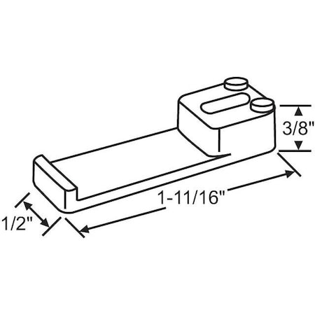 Strybuc Storm Panel Clip White 900-6759
